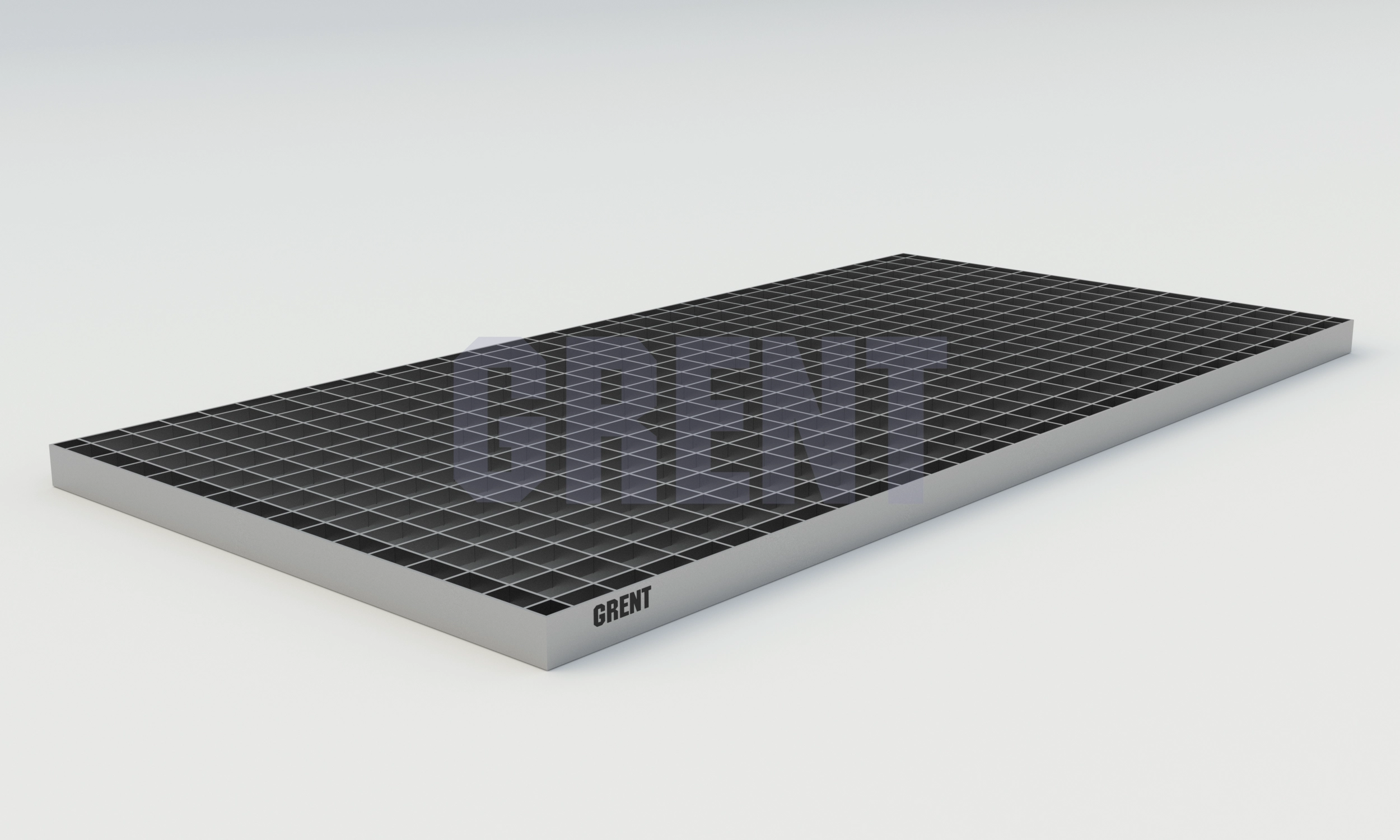 Сварной настил из нержавеющей стали GRENT 33х33 500х1000