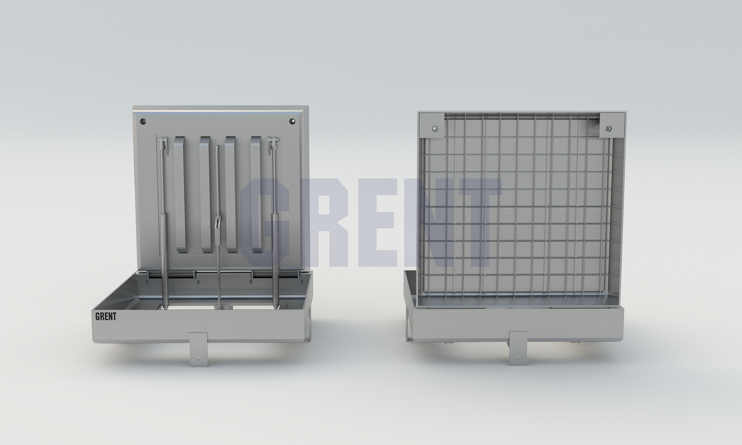 Люк скрытого монтажа GRENT 1100х1100