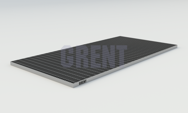 Прессованный настил из нержавеющей стали GRENT 33х11 490х990