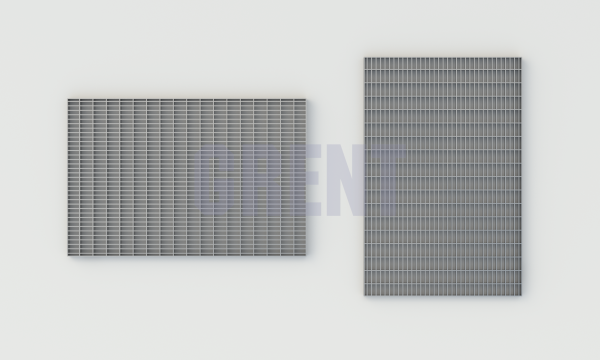 Прессованный настил из нержавеющей стали GRENT 33х11 390х590