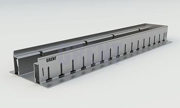 Лоток водоотводный мостовой GRENT MosT 100 торцевой