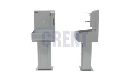 Умывальник 1-секционный на стойке GRENT-S-01 ЛД