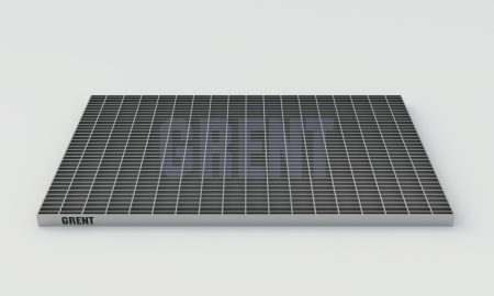 Прессованный настил из нержавеющей стали GRENT 33х11 390х590