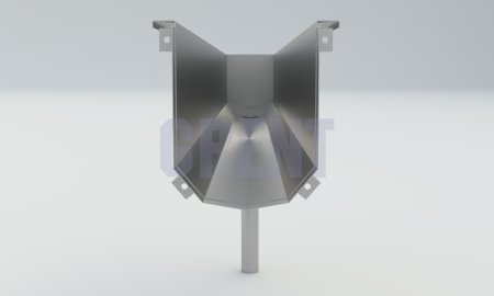 Лоток водоотводный мостовой GRENT MosT подвесной 150 выпускной торцевой