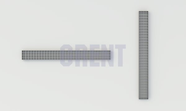 Решетка ячеистая из нержавеющей стали GRENT S 80