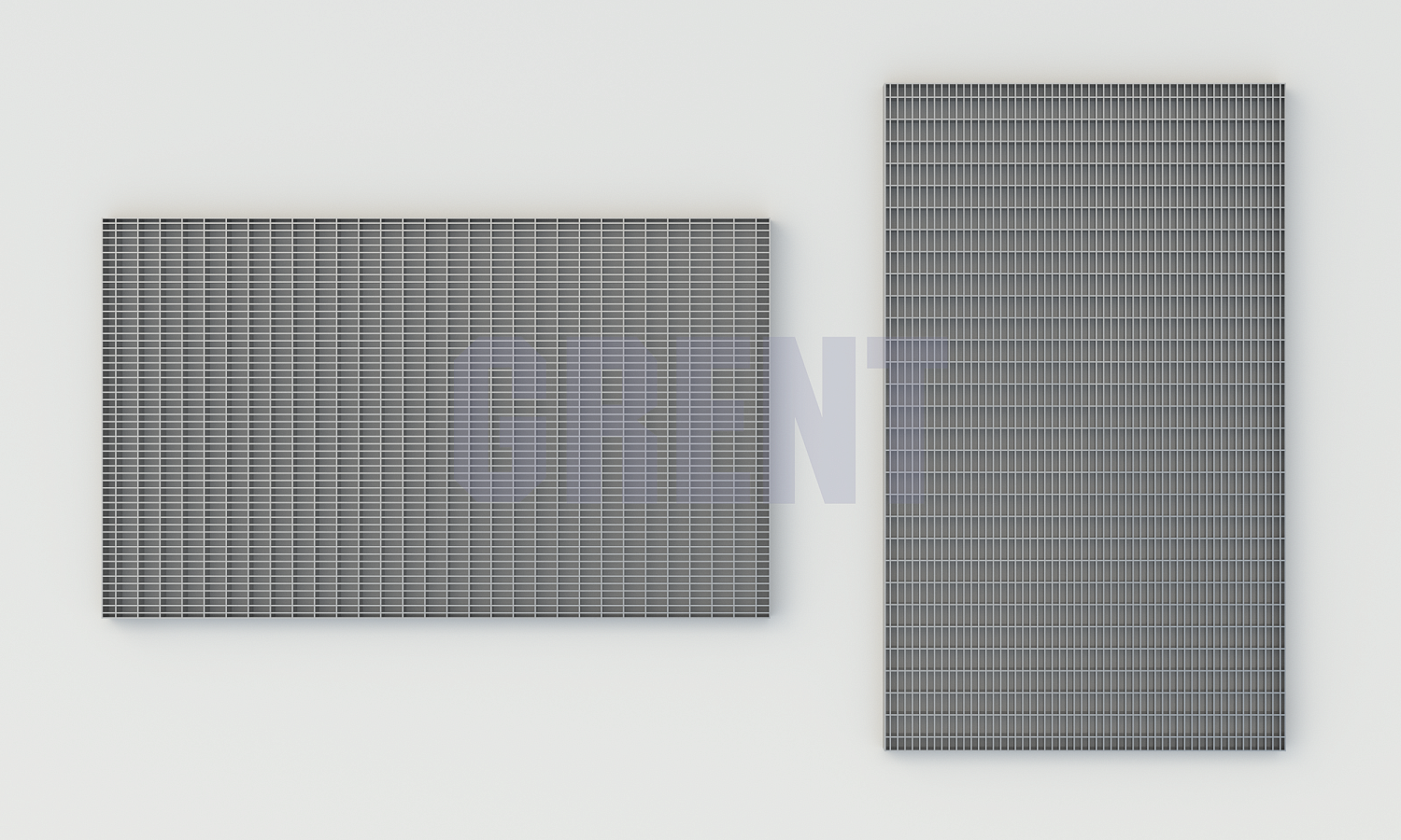 Прессованный настил из нержавеющей стали GRENT 33х11 600х1000